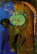 Odilon Redon Saint John, oil painting